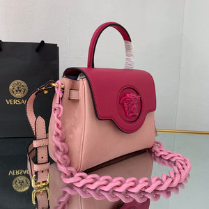 Versace DBFI040 La Medusa Small Handbag 1040 Pink Plum - Default Title - View 3