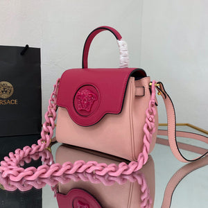 Versace DBFI040 La Medusa Small Handbag 1040 Pink Plum - Default Title - View 4