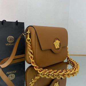Versace DBFI067 La Medusa Small Handbag 1067 Tan - Default Title - View 3