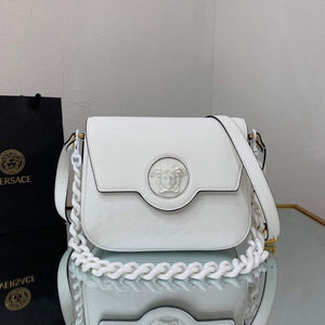 Versace DBFI067 La Medusa Small Handbag 1067 White - Default Title - View 1