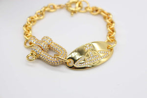 Vivienne Westwood Bracelet Fashion Designer Jewelry V805075 - Default Title - View 2