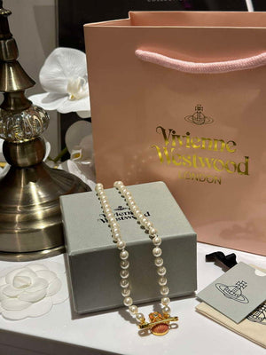 Vivienne Westwood Necklace Fashion Designer Jewelry V805062 - Default Title - View 3