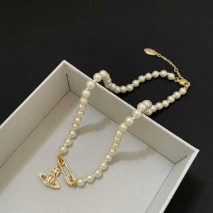 Vivienne Westwood Necklace Fashion Designer Jewelry V805063 - Default Title - View 1