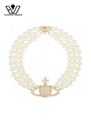 Vivienne Westwood Necklace Fashion Designer Jewelry V805071 - Default Title - View 1