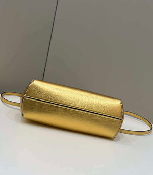 Fendi 8BP129 First Small Gold laminated leather bag 80018M - Default Title - View 4