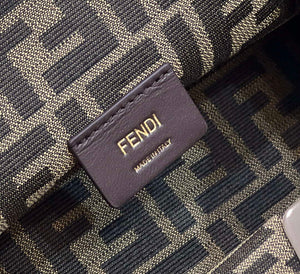 Fendi 8BP129 First Small Silver laminated leather bag 80018M - Default Title - View 7