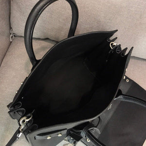 YSL 378299 Yves Saint Laurent Classic Sac De Jour Small in Grained Leather Black - Default Title - View 8