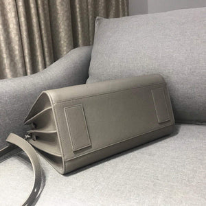 YSL 378299 Yves Saint Laurent Classic Sac De Jour Small in Grained Leather Gray - Default Title - View 6