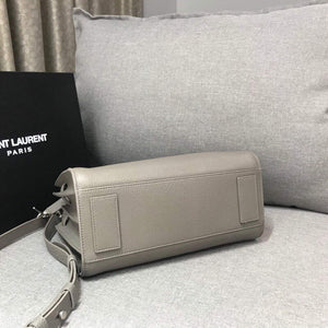 YSL 421863 Classic Sac de Jour Baby in Smooth Leather Gray - Default Title - View 4