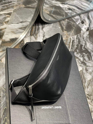 YSL 505671 Classic Crossbody Bag In Soft Black Leather - Default Title - View 3