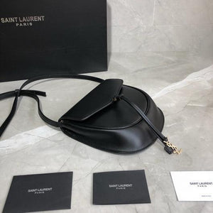 YSL 551559 Yves Saint Laurent Datcha Bag Black - luxibagsmall