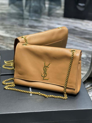 YSL 553804 Saint Laurent Reversible Medium Kate in Suede Brown - Default Title - View 11