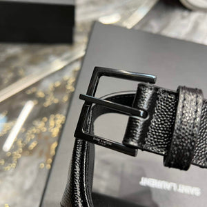 YSL 569737 Classic Crossbody Leather Bag Black Buckle - Default Title - View 12