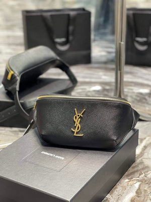 YSL 569737 Classic Crossbody Leather Bag Gold Buckle - Default Title - View 1