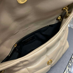YSL 577476 Saint Laurent Puffer Small In Nappa Leather Apricot - Default Title - View 8