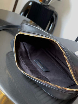 YSL 612542 Lou Camera Bag In Canvas And Smooth Leather - Default Title - View 8