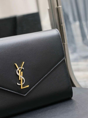 YSL 617662 Cassandre Matelass¨¦ Flap pouch in Black leather - Default Title - View 4