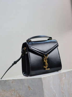 YSL 623930 Cassandra Mini Top Handle In Box Saint Laurent Black - Default Title - View 4