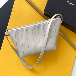 YSL 667490 Yves Saint Laurent LE Monogramme Crossbody Bag White - Default Title - View 2