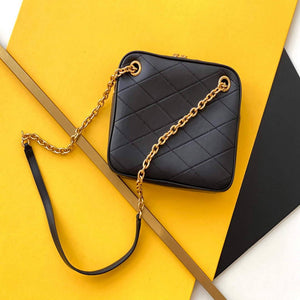 YSL 669308 Le Maillon Small Chain Bag In Quilted Lambskin Black - Default Title - View 2