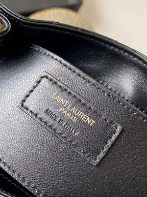 YSL 6727381 Mini Nolita In Lambskin Bag Black - Default Title - View 9