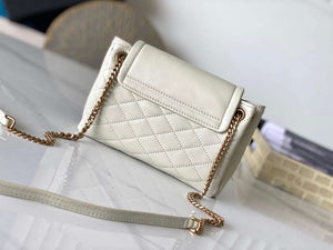 YSL 6727381 Mini Nolita In Lambskin Bag White - Default Title - View 3