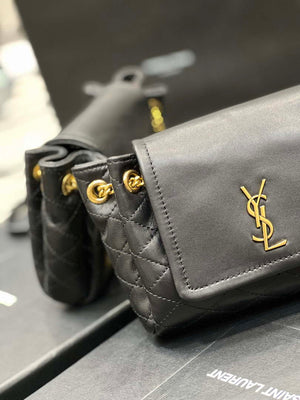 YSL 6727381 Mini Nolita In Lambskin Black - Default Title - View 4