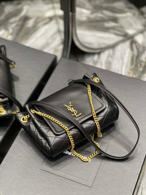 YSL 6727381 Mini Nolita In Lambskin Black - Default Title - View 7
