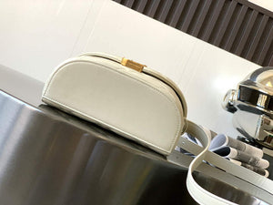 YSL 710080 June Box Bag In Quilted Patent Leather White - Default Title - View 4