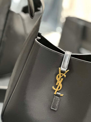 YSL 713938 LE 5 A 7 Supple Small In Grained Leather Black - Default Title - View 4