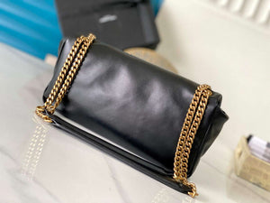 YSL 734153 Calypso In Lambskin Chain Bag Black - Default Title - View 3