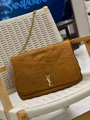 YSL 742431 JAMIE 4.3 In suede leather Bag Brown - Default Title - View 2