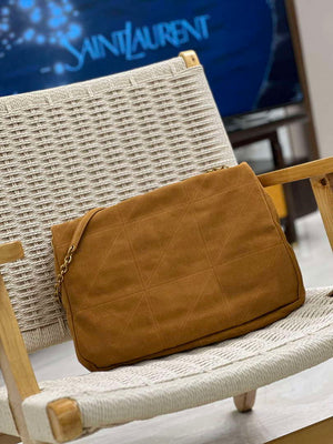 YSL 742431 JAMIE 4.3 In suede leather Bag Brown - Default Title - View 6