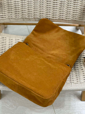 YSL 742431 JAMIE 4.3 In suede leather Bag Brown - Default Title - View 8