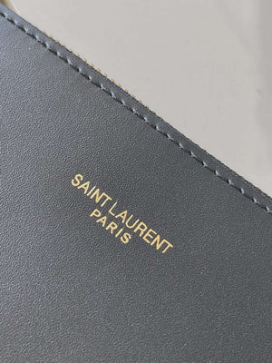 YSL 7428282 Le 37 Bucket In Shiny Leather Black - Default Title - View 9
