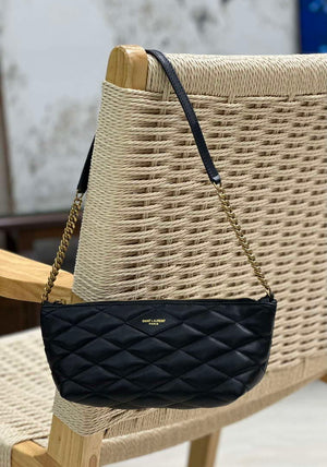 YSL 755979 SAINT LAURENT Gaby Zipped Bag Black - Default Title - View 4