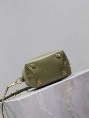 YSL 765870 LE 37 Mini in Lambskin leather Green - Default Title - View 9