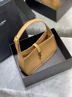 YSL LE5¨¤7 657228 Hobo Bag In Smooth Leather Apricot - Default Title - View 6
