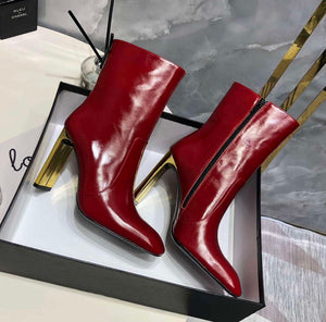 YSL Women's Boots Designer Saint Laurent High Shoes Y67213 - US 4=Euro 35 - View 9