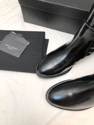 YSL Women's Boots Designer Saint Laurent High Shoes Y67216 - US 4=Euro 35 - View 8