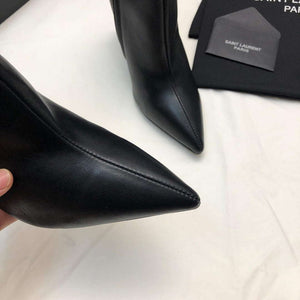 YSL Women's Boots Designer Saint Laurent High Shoes Y67231 - US 4=Euro 35 - View 7