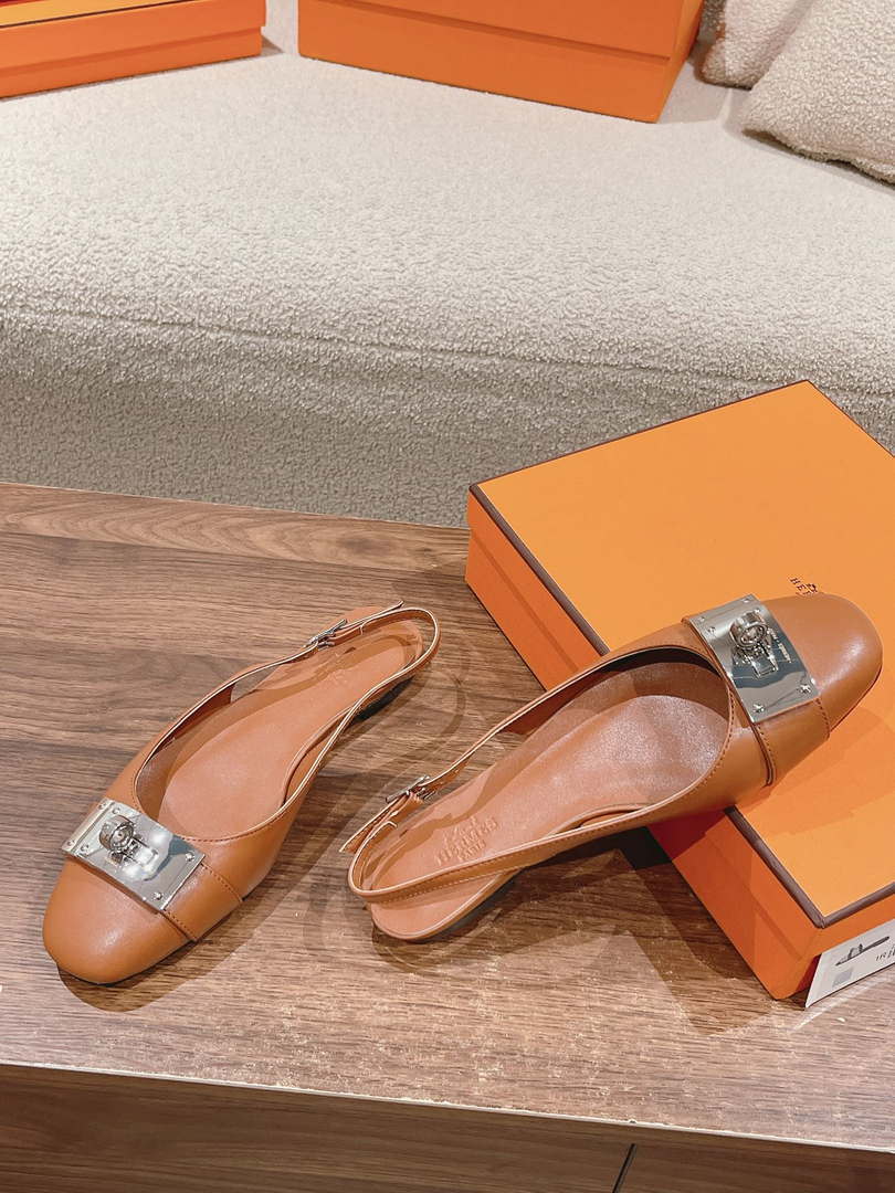 Hermes Slingback Shoes