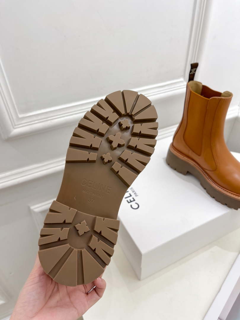 Celine Women Shoes 349823607C.38NO Celine Chelsea Booot in Calfshin 187424