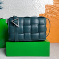 Bottega Veneta BV 20206 Padded Cassette 591970 Dark Green Silver - Default Title - View 1