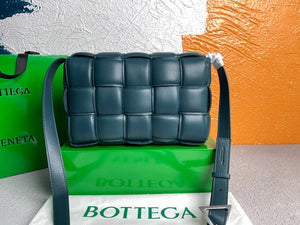 Bottega Veneta BV 20206 Padded Cassette 591970 Dark Green Silver - Default Title - View 3