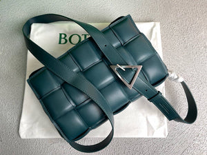 Bottega Veneta BV 20206 Padded Cassette 591970 Dark Green Silver - Default Title - View 4