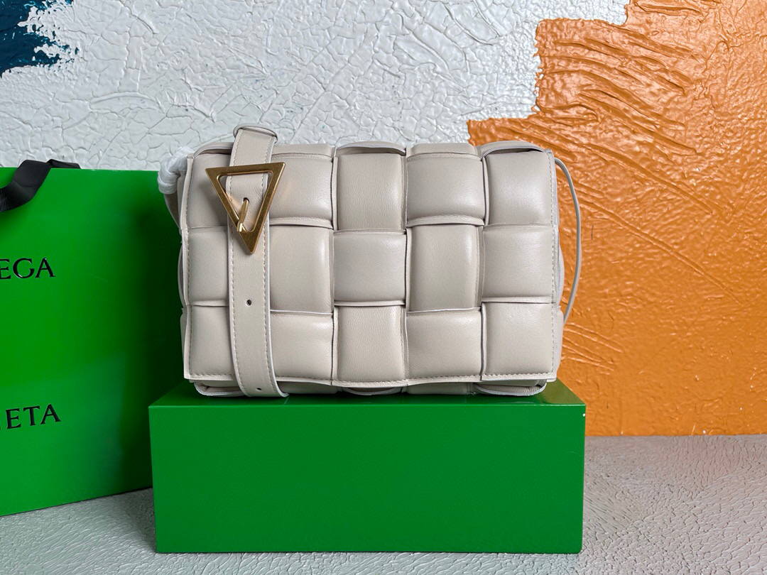 Bottega Veneta BV 20206 Padded Cassette 591970 Beige Gold - Default Title - View 1