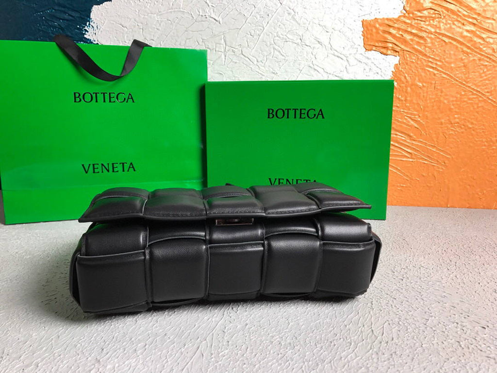 Bottega Veneta BV 591970 Padded Cassette 20206 Black Silver