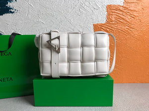Bottega Veneta BV 591970 Padded Cassette 20206 White Silver - Default Title - View 1
