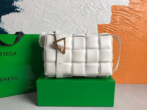Bottega Veneta BV 591970 Padded Cassette 20206 White Gold - Default Title - View 1